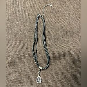 Silpada Silver and Crystal Necklace